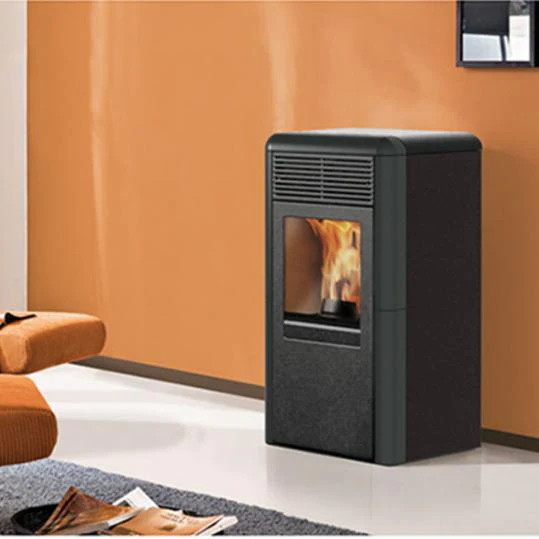 Estufa de pellets de aire gris Point 8 Kw
